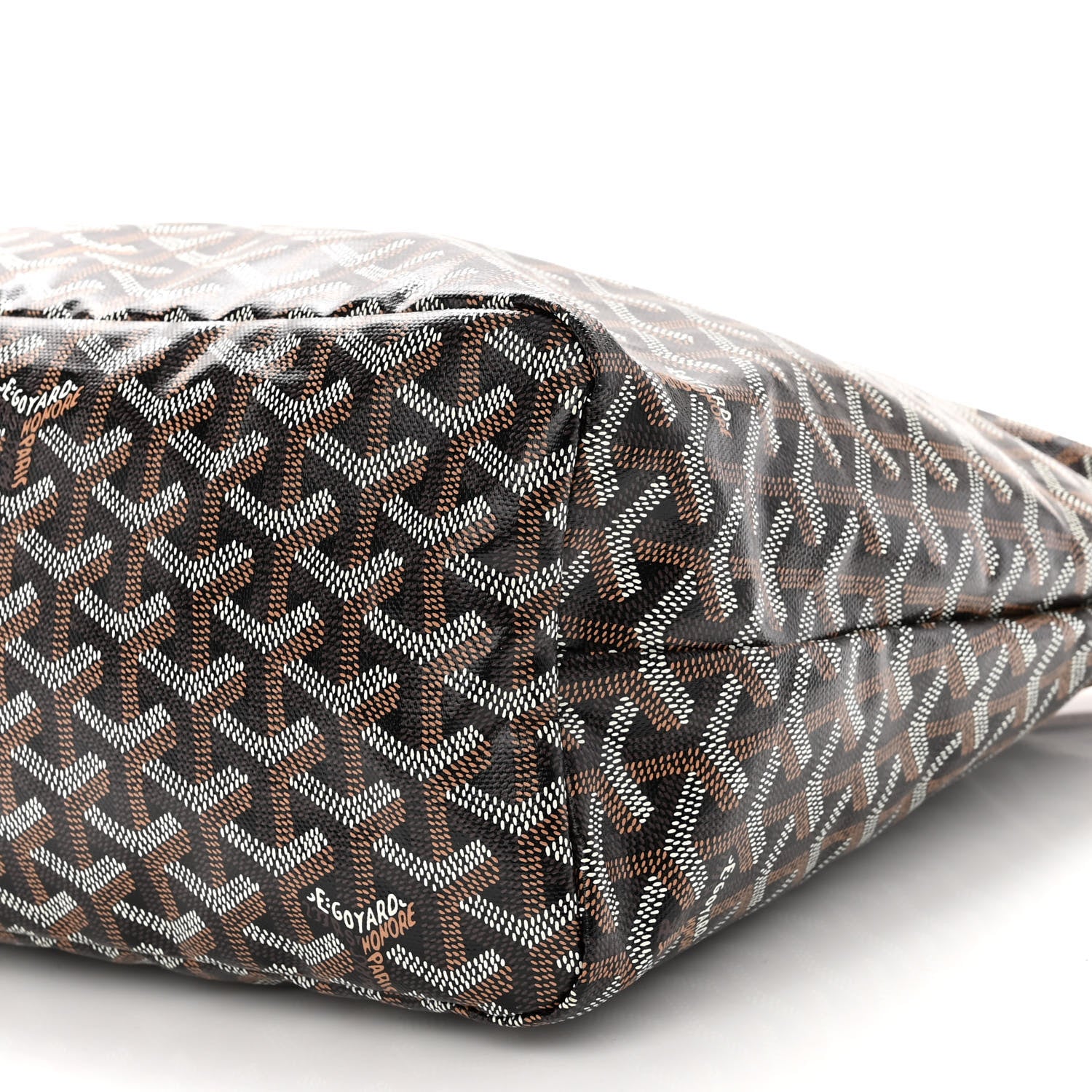 Goyard Goyardine Boheme Hobo Black Gold 10 of 10