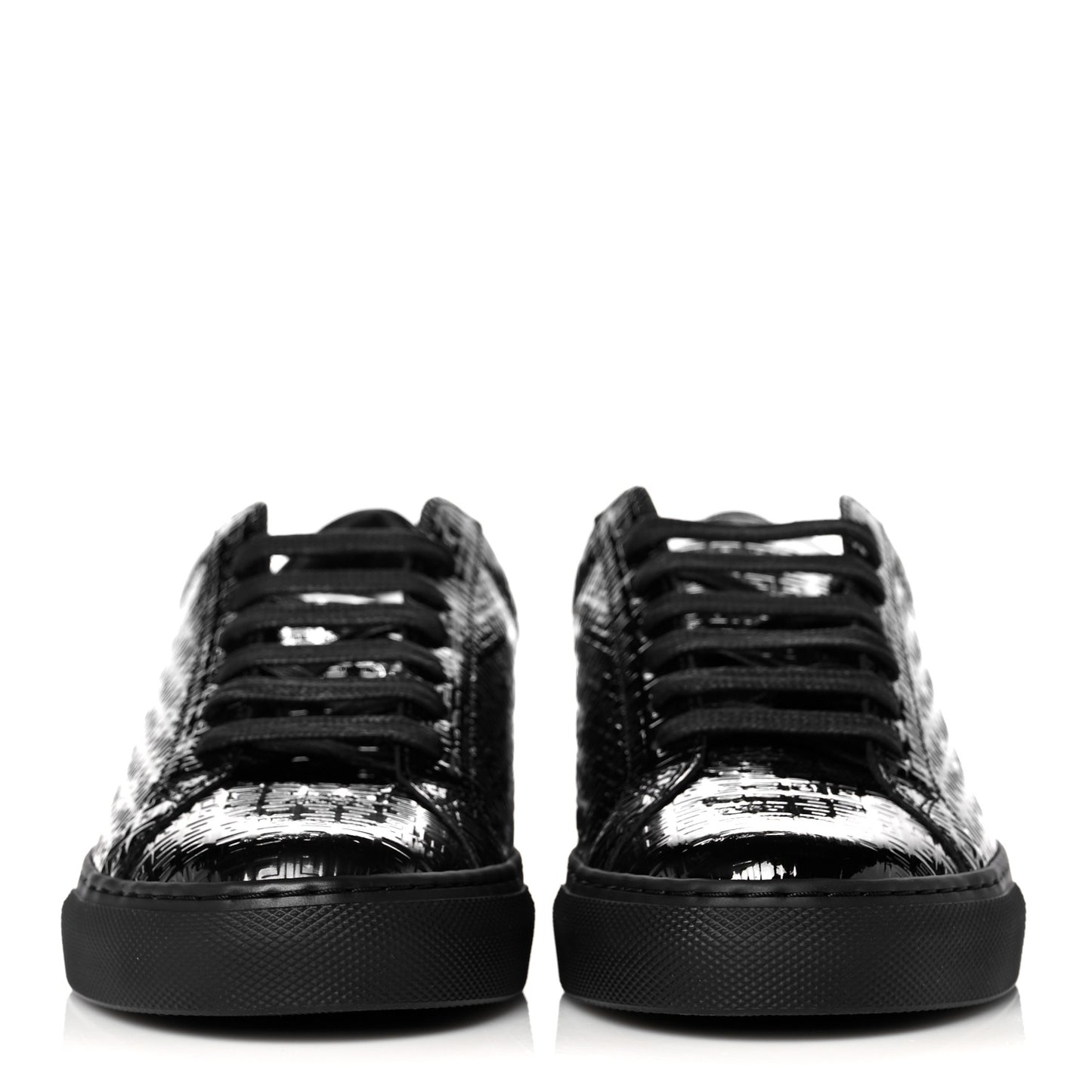 Patent Calfskin 4G Urban Street Sneakers 36 Black