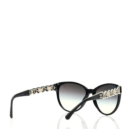 Chanel CC Chain Sunglasses 5215Q Black 3 of 6