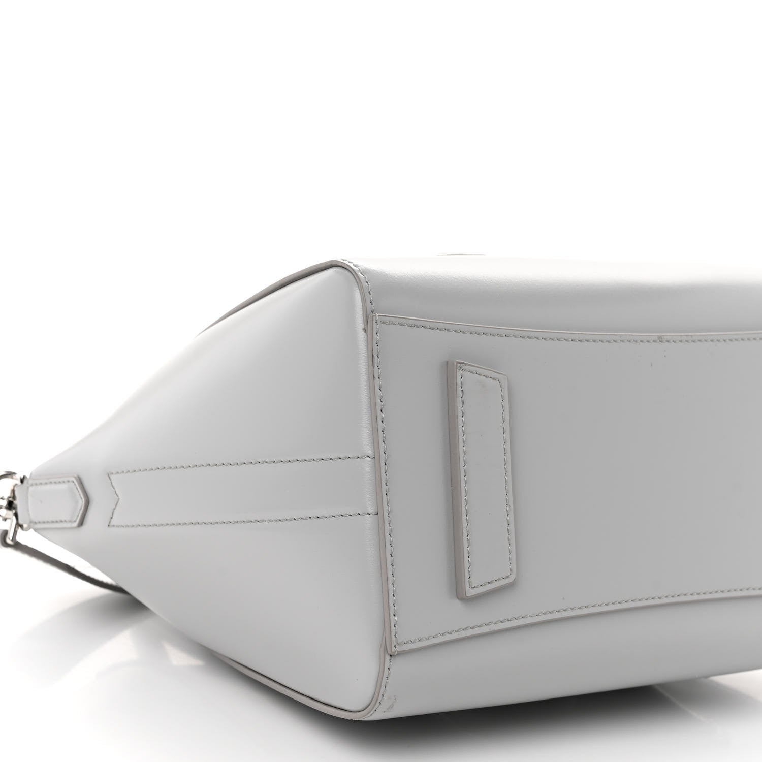 Givenchy Box Calfskin Small Lock Antigona Shoulder Bag Cloud Grey 8 of 9