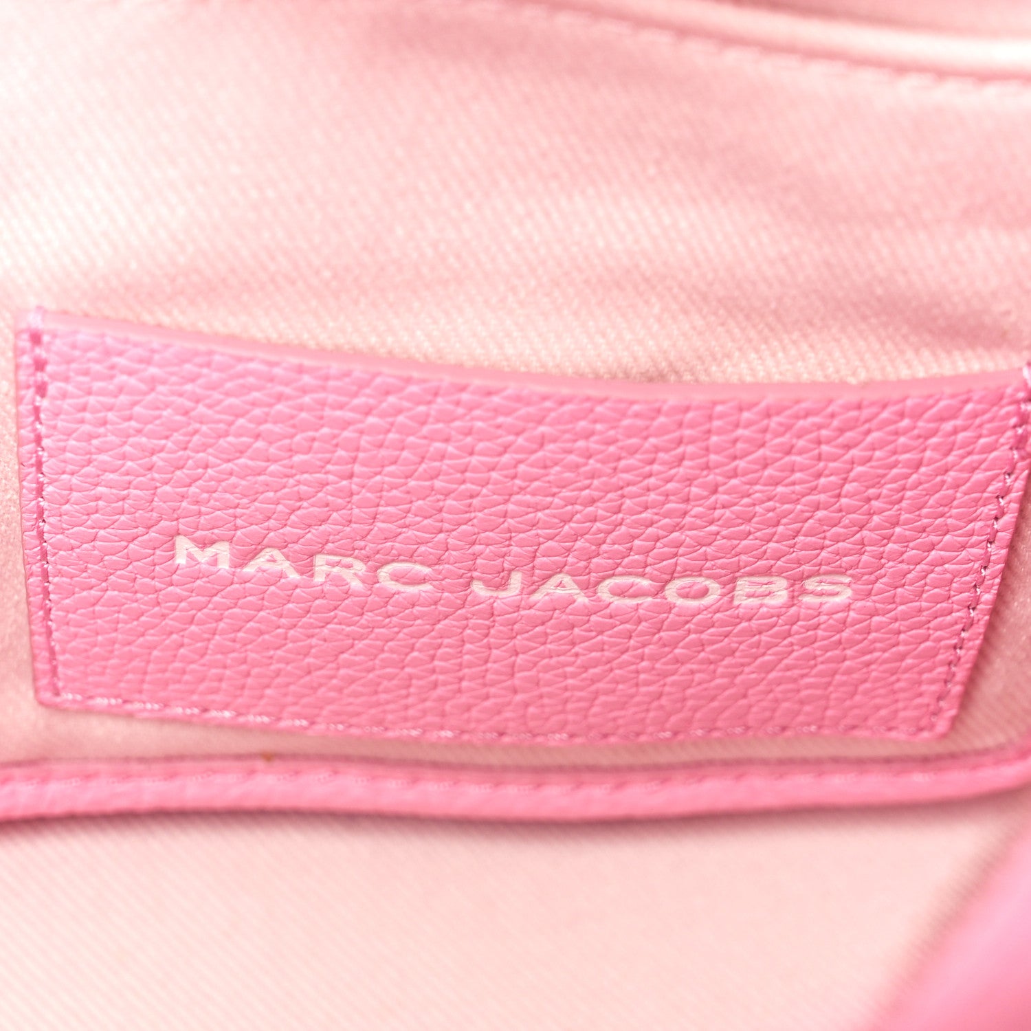 Marc Jacobs Grained Calfskin Medium The Tote Bag Fluro Candy Pink 7 of 11