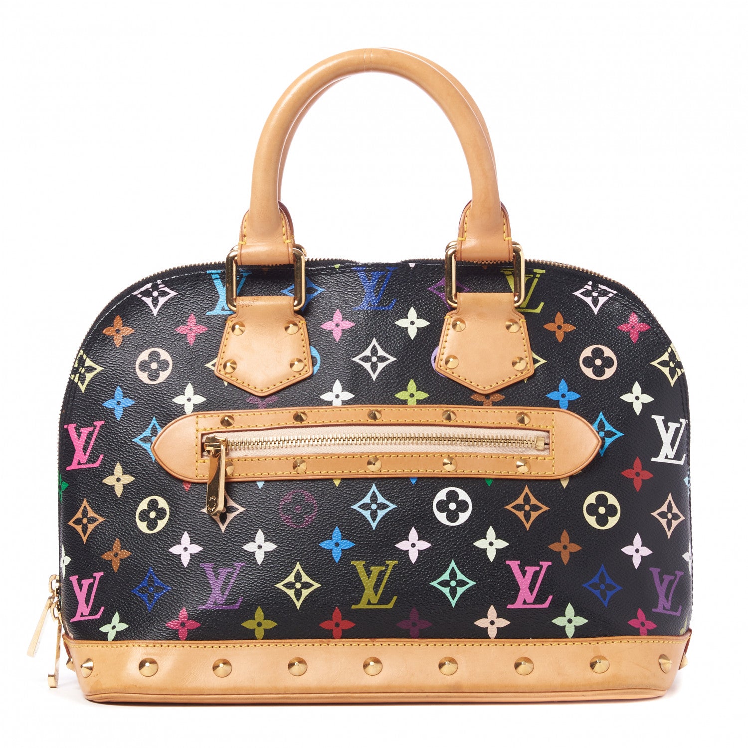 Louis Vuitton Monogram Multicolor Alma Black 1 of 8