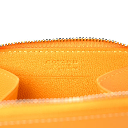 Goyard Goyardine Matignon Porte Monnaei Wallet Yellow 6 of 7