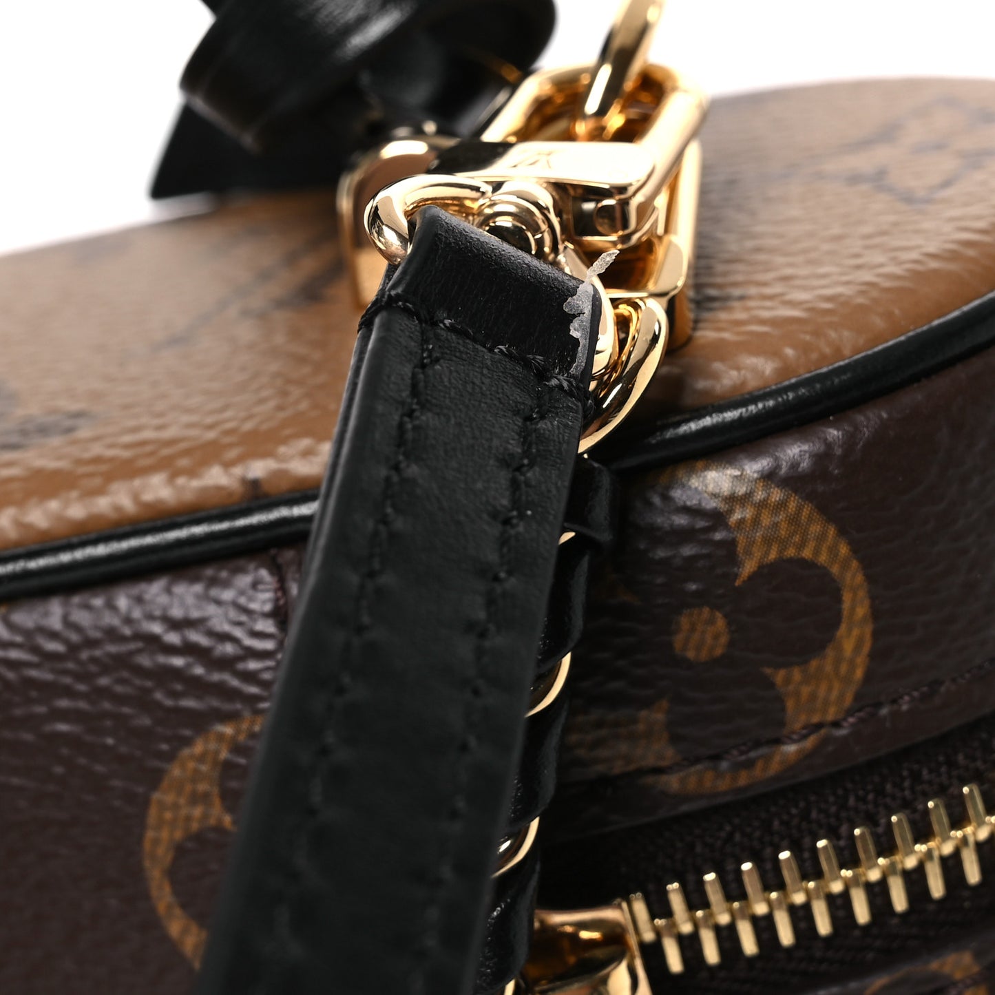 Reverse Monogram Vanity Chain Pouch