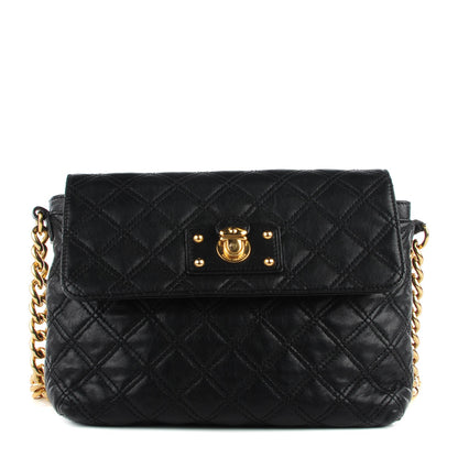 Marc Jacobs Lambskin Quilted The Large Single Flap Black 1 of 8