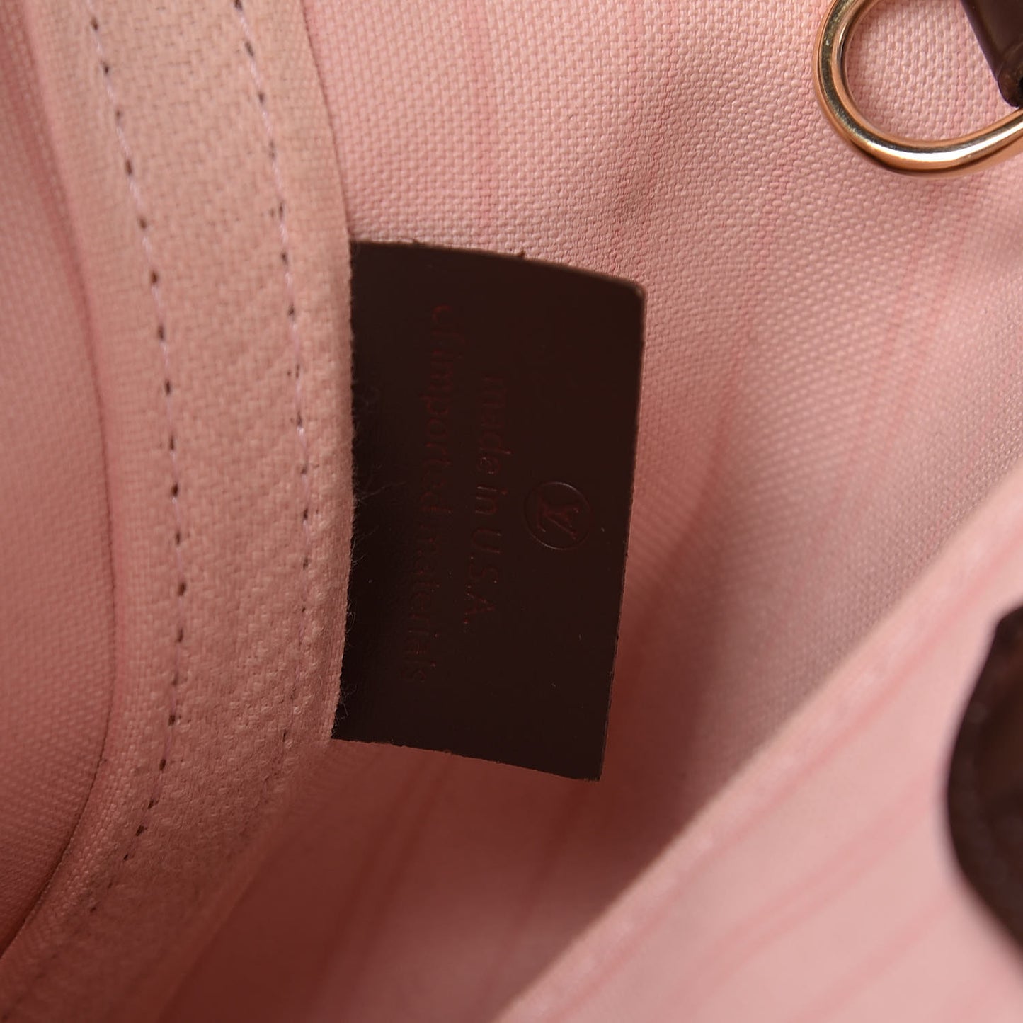Damier Ebene Neo Neverfull MM Rose Ballerine