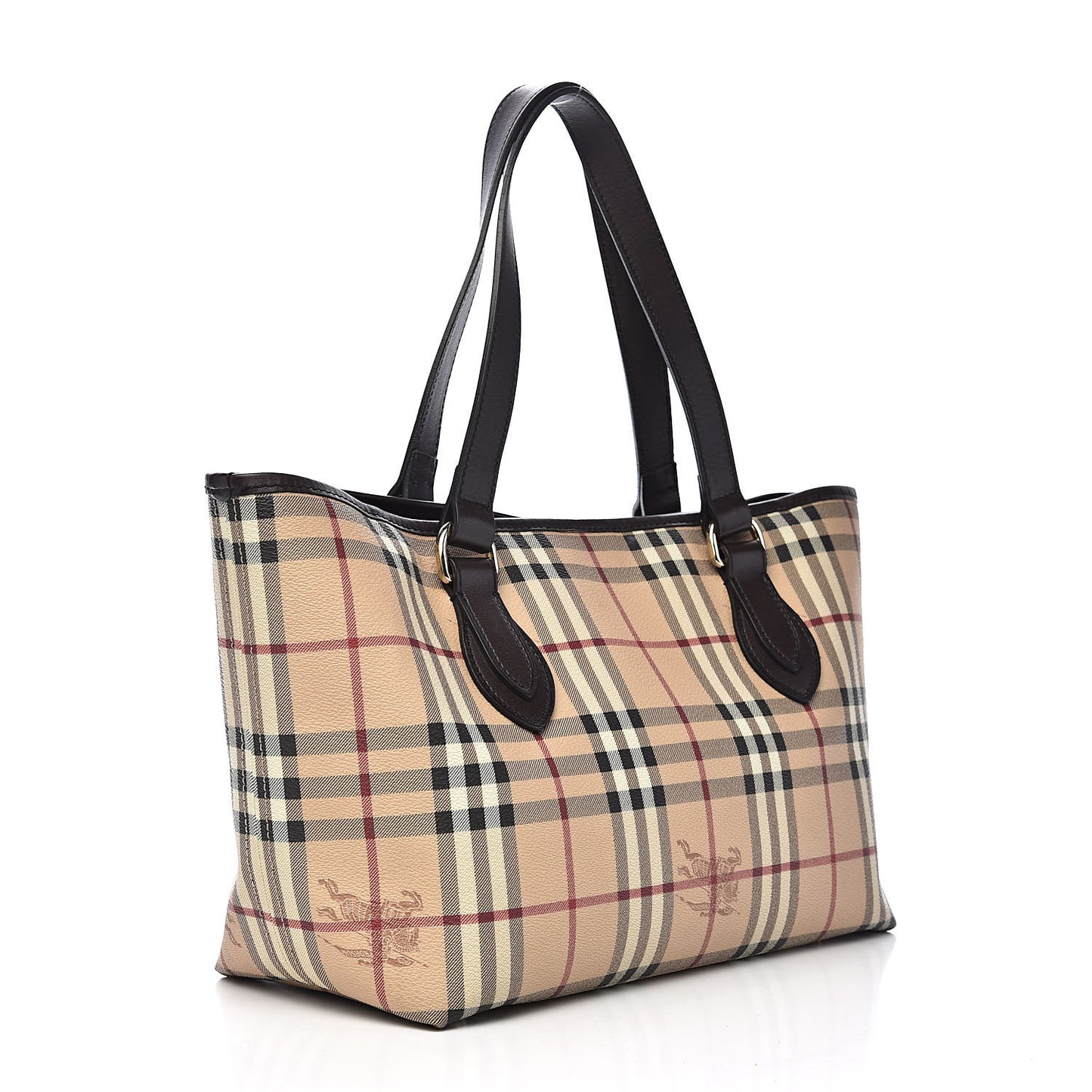 Haymarket Check Tote Chocolate
