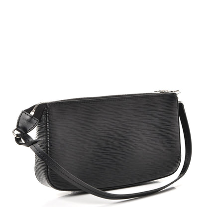 Louis Vuitton Epi Pochette Accessories NM Black 3 of 8