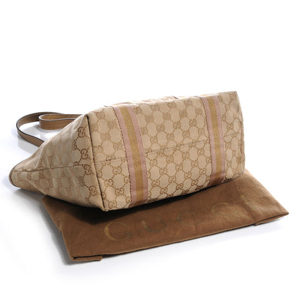 Gucci Monogram Medium Jolicoeur Tote Metallic 4 of 8