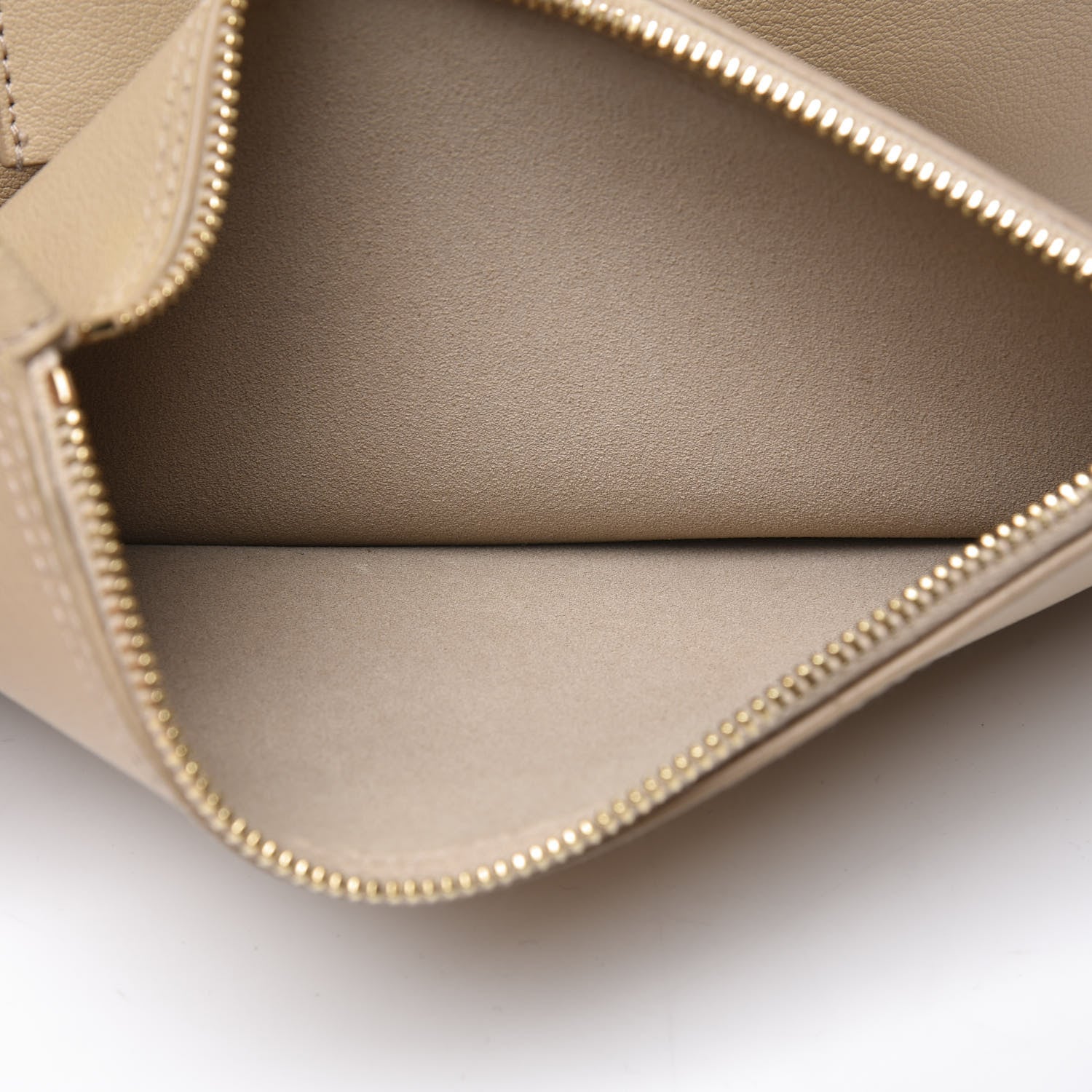 Saint Laurent Calfskin Large Shopping Tote Natural 6 of 14