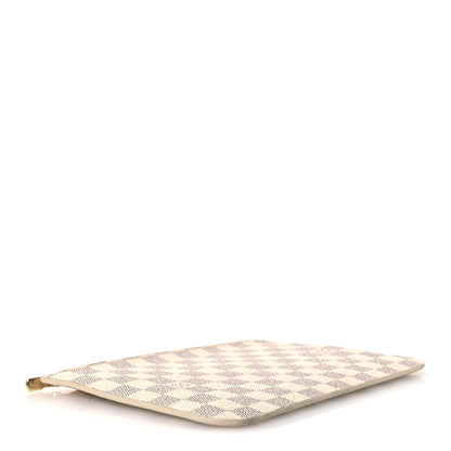 Louis Vuitton Damier Azur Neverfull MM GM Pochette Rose Ballerine 4 of 8