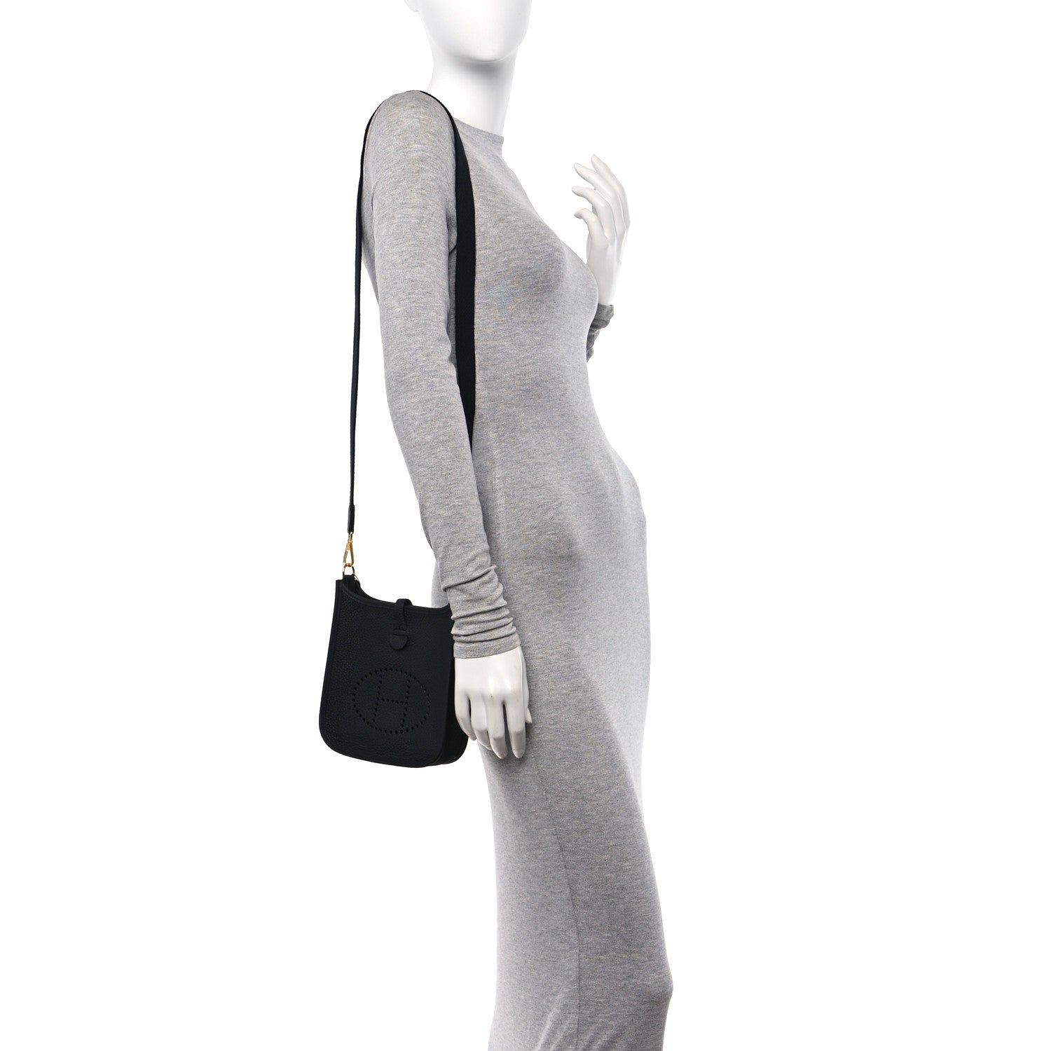 Hermes Taurillon Maurice Evelyne TPM Black 2 of 11