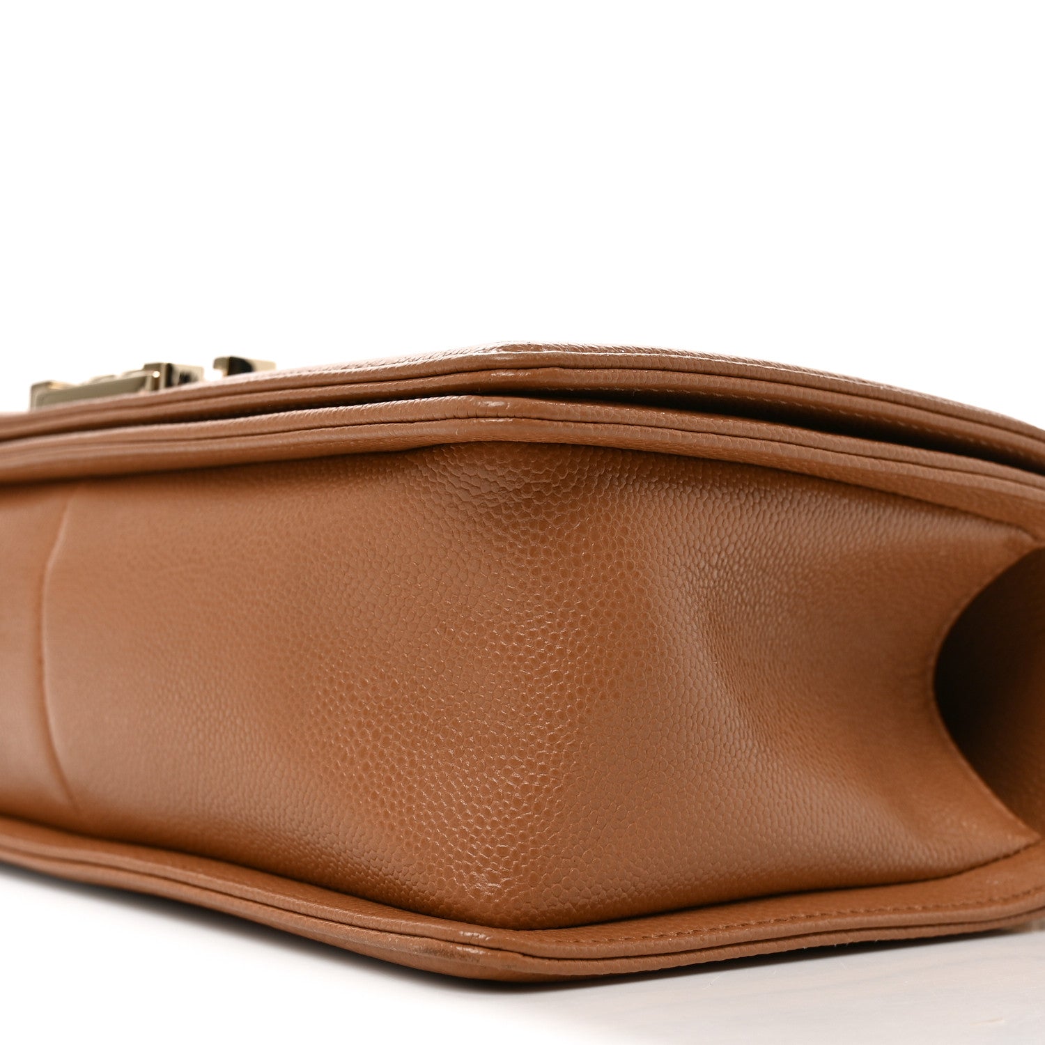Chanel Caviar Quilted Medium Boy Flap Brown 10 of 10