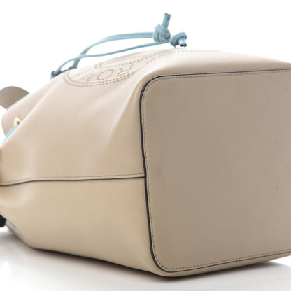 Fendi Vitello Grace F is Fendi Stamp Patch Perforated Small Mon Tresor Bucket Bag Nuvola 7 of 8