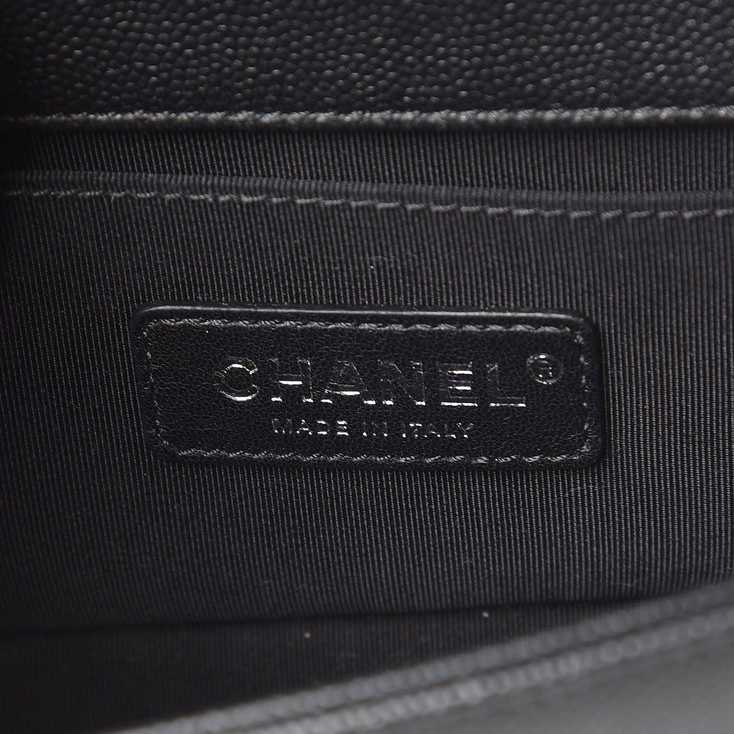 Caviar Quilted Small Boy Flap So Black