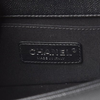 Chanel Caviar Quilted Small Boy Flap So Black 6 of 8