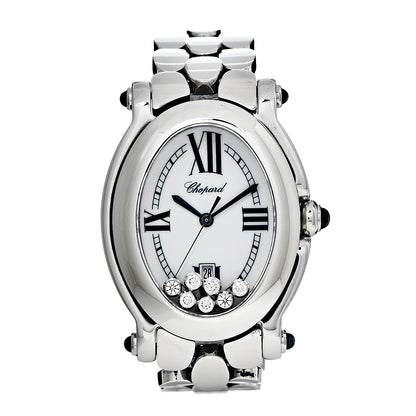 Chopard Stainless Steel 7 Diamond 32mm Happy Sport Quartz Watch 1 of 8
