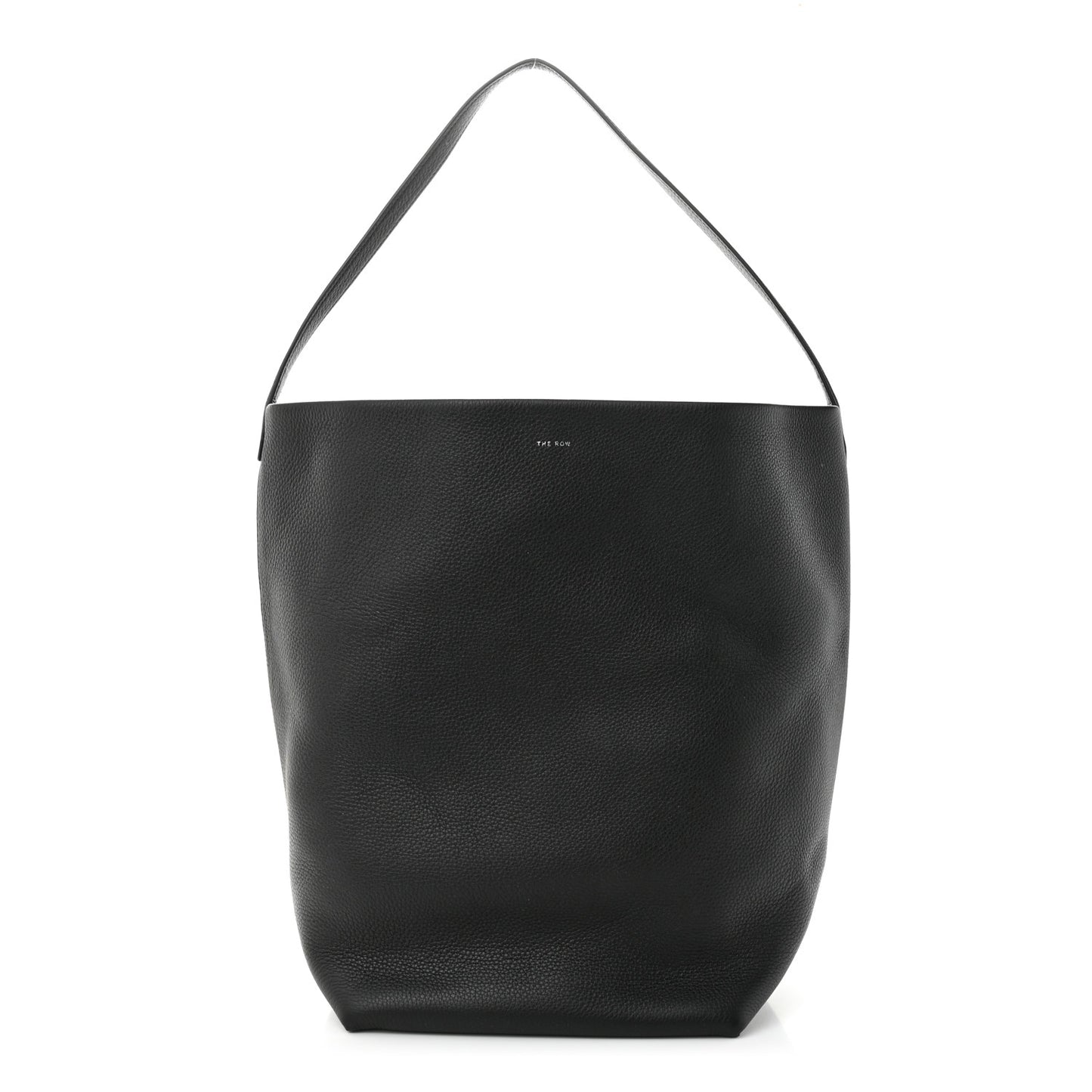 Grained Calfskin Large N/S Park Tote Black