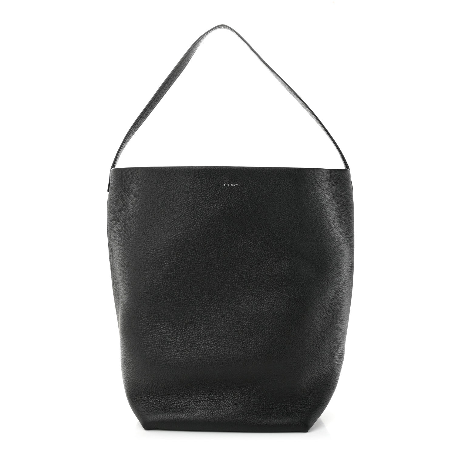 The Row Grained Calfskin Large N/S Park Tote Black 1 of 8