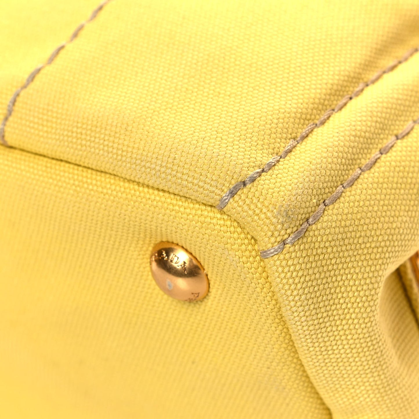 Canvas Canapa Small Logo Tote Yellow