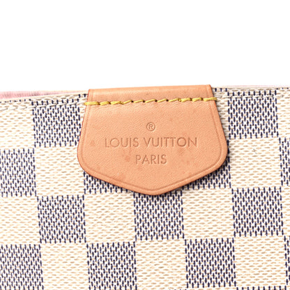Louis Vuitton Damier Azur Graceful MM Rose Ballerine 13 of 15