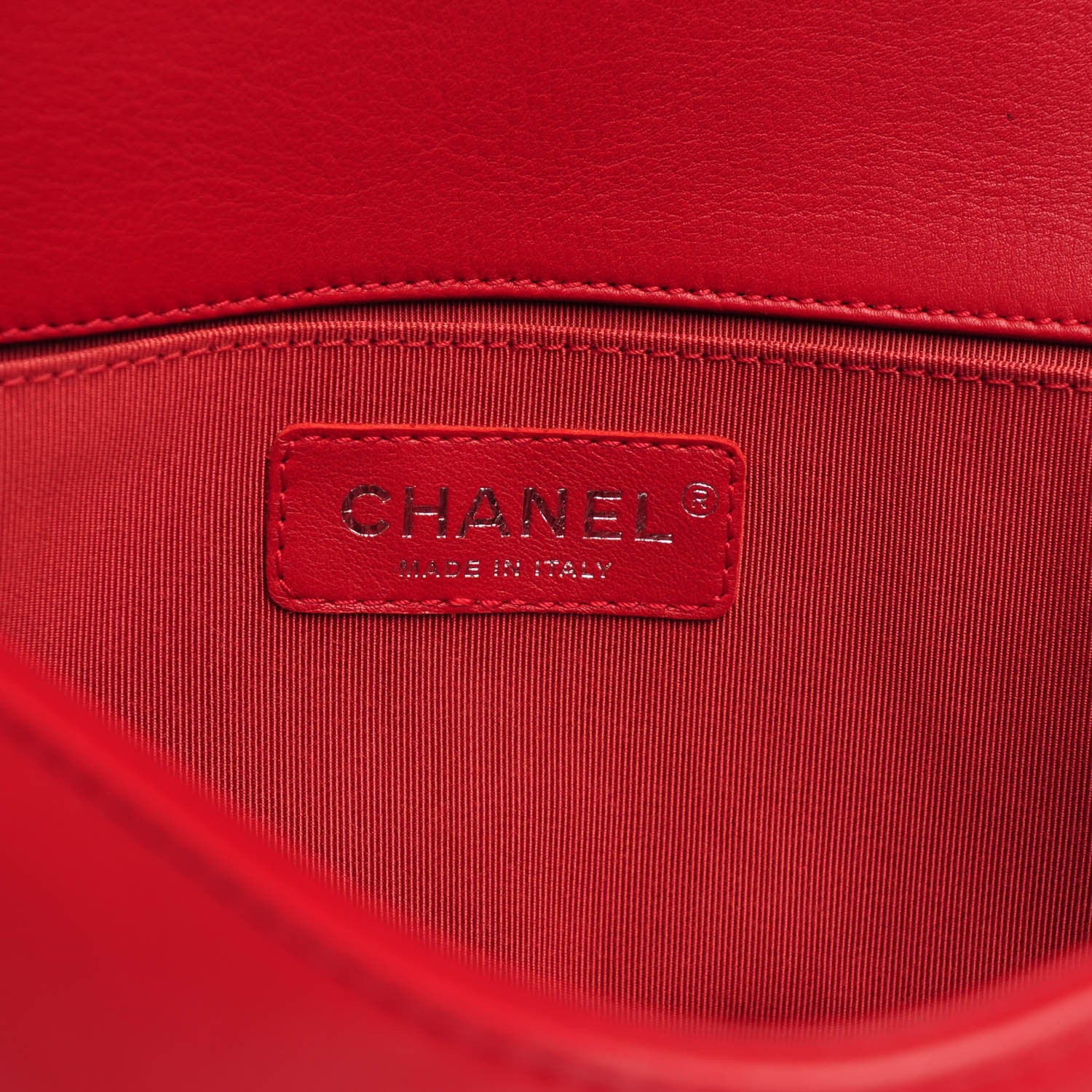 Chanel Calfskin Quilted Medium Boy Flap Red 7 of 8