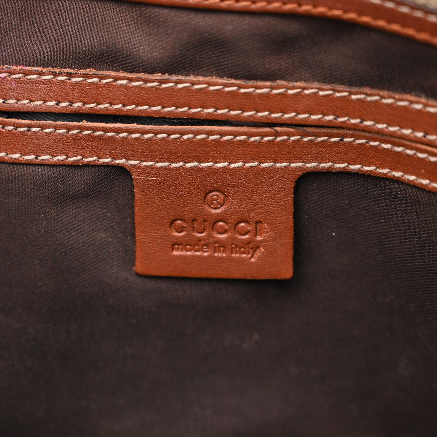 GG Plus Monogram Medium Joy Shoulder Bag Brown