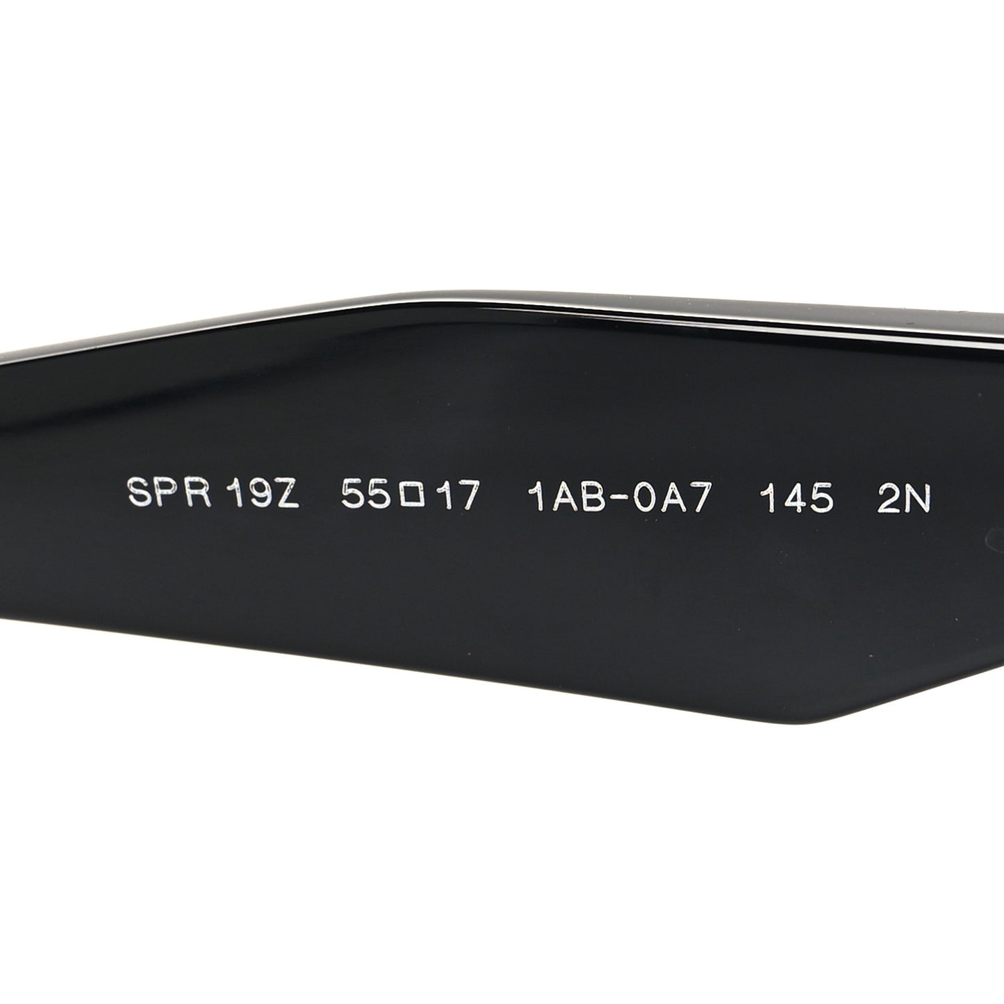 Acetate Symbole Sunglasses SPR 19Z Black