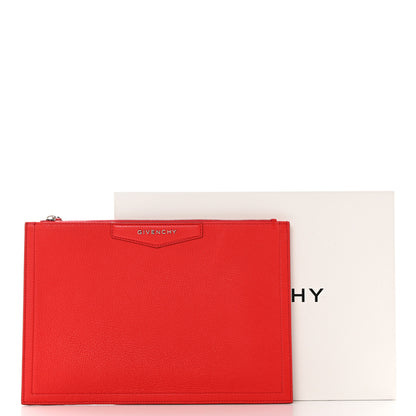Givenchy Sugar Goatskin Large Antigona Pouch Red 11 of 11