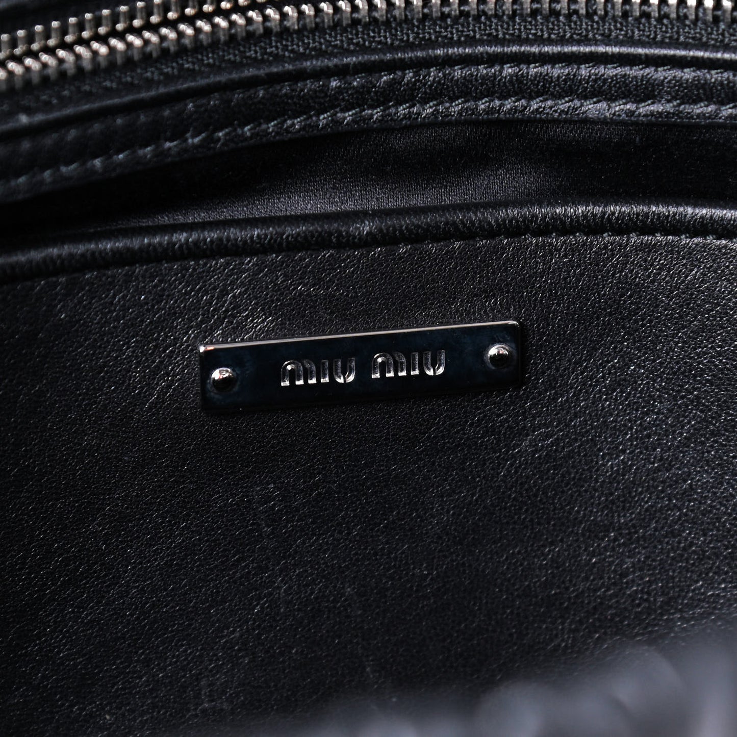 Nappa Matelasse Crystal Flap Clutch Black