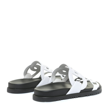 Hermes Nappa Womens Extra Sandals 36 White 4 of 12
