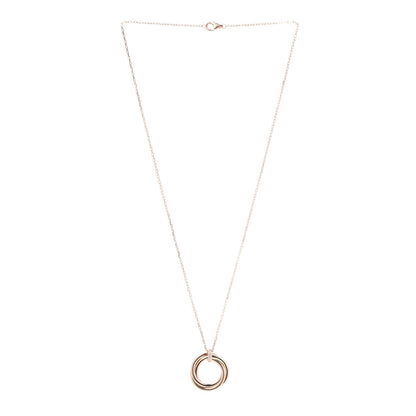 Cartier 18K Pink Gold Diamond Trinity Pendant Necklace 3 of 5