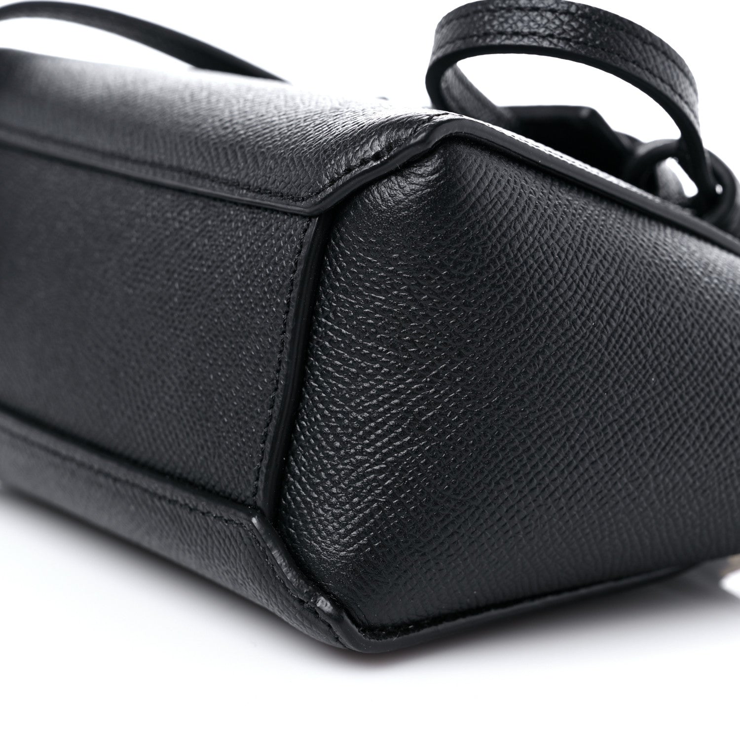 Celine Grained Calfskin Pico Belt Bag Black 8 of 8