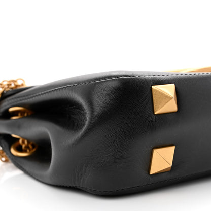 Valentino Garavani Nappa Stud Sign Shoulder Bag Black 8 of 11