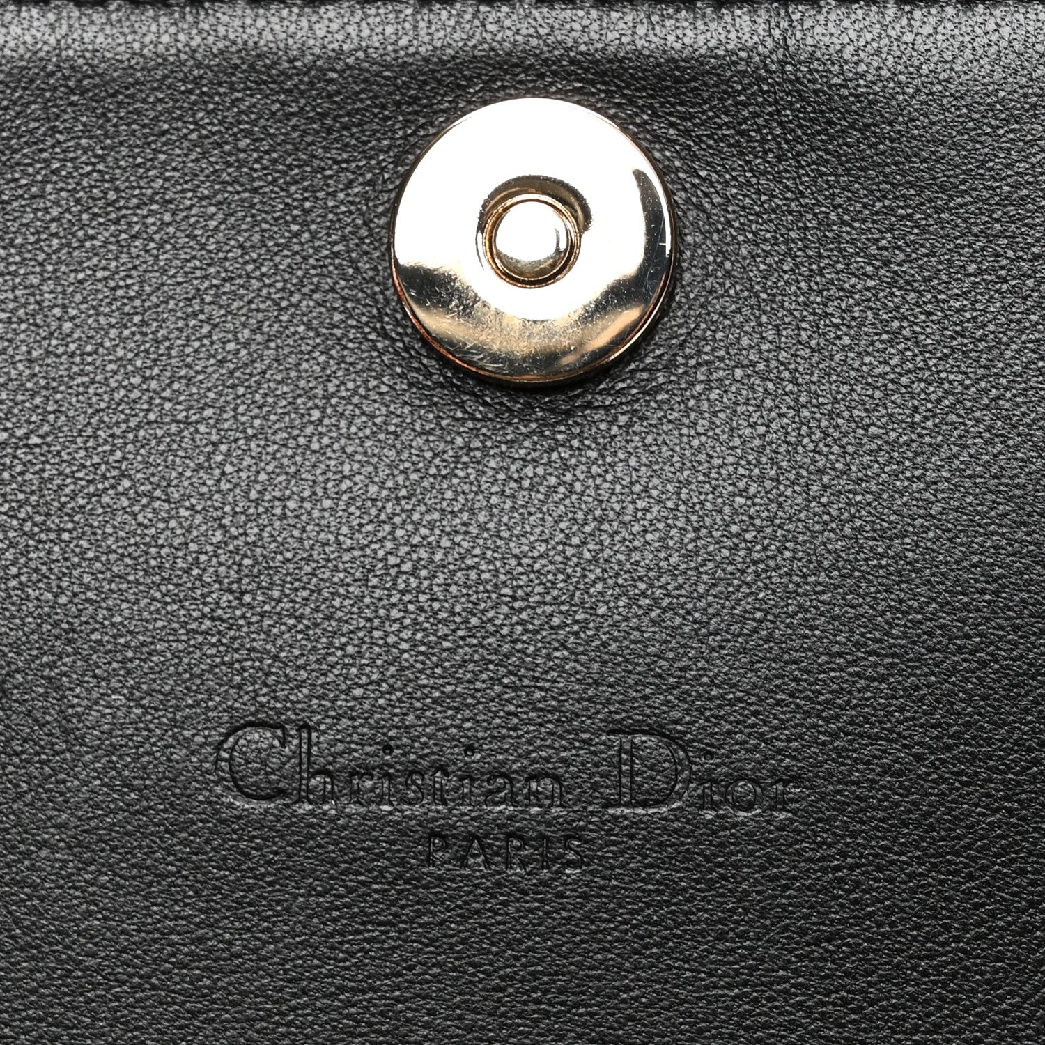 Christian Dior Patent Cannage Nano Lady Dior Card Holder Black 6 of 7