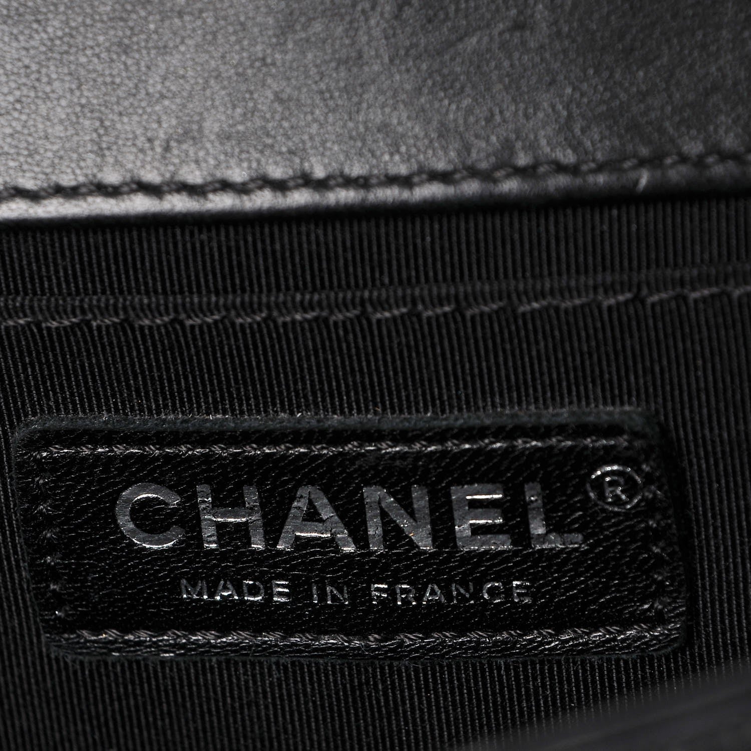 Chanel Lambskin Pleated Medium Boy Flap Black 7 of 11