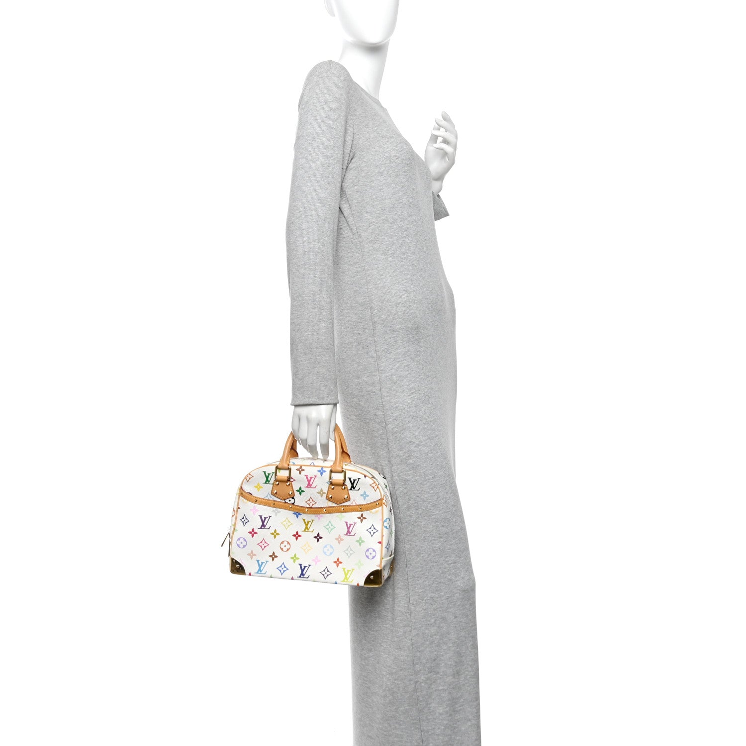 Louis Vuitton Monogram Multicolor Trouville White 2 of 9