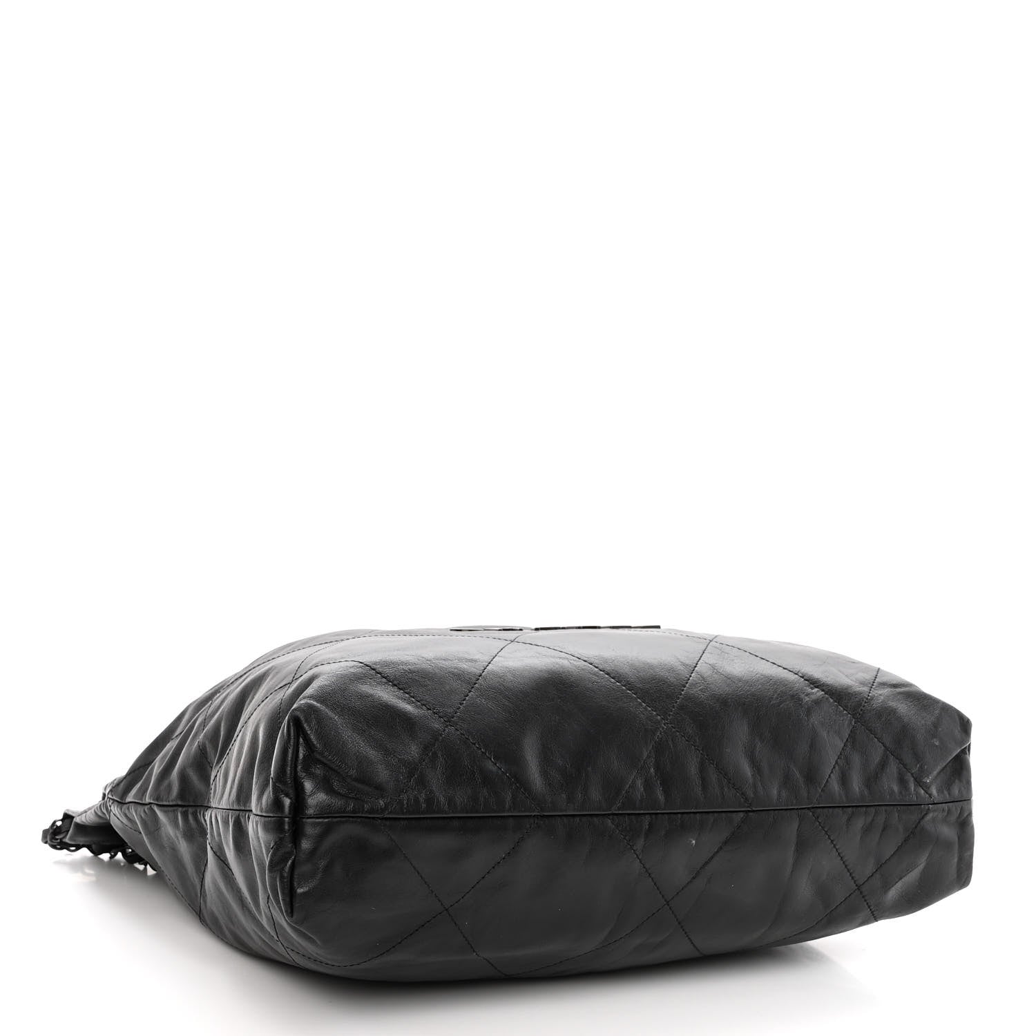 Chanel Shiny Calfskin Quilted Chanel 22 So Black 5 of 11