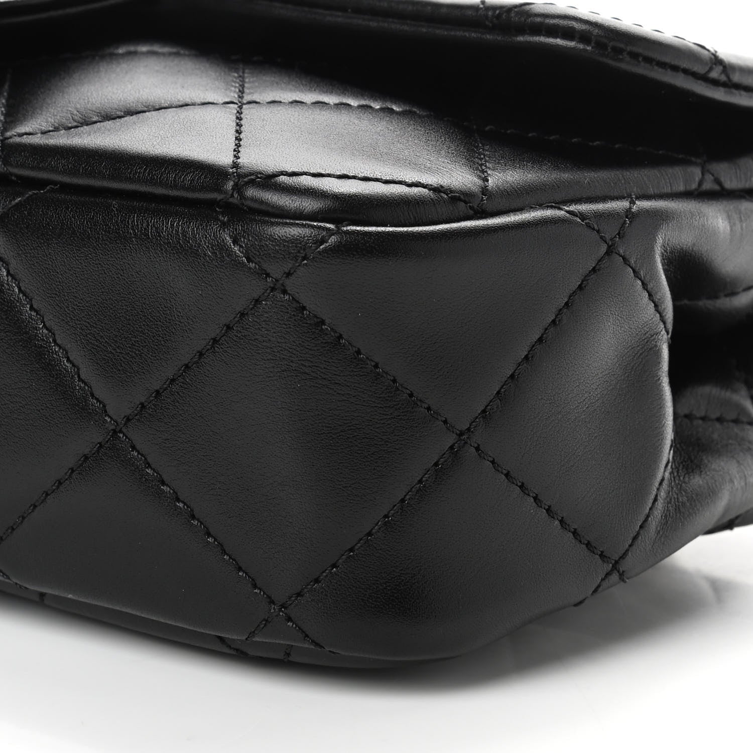 Chanel Calfskin Quilted Small Crystal Pearls Flap Bag Black 10 of 10