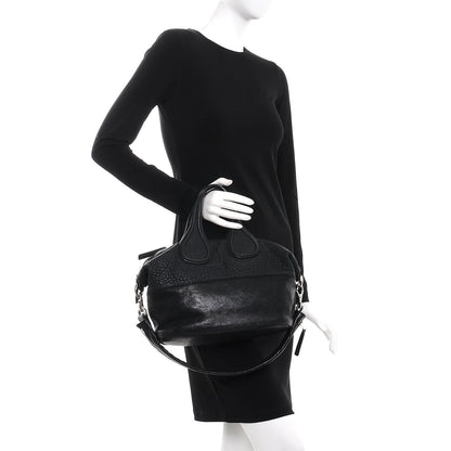 Givenchy Sheepskin Calfskin Small Nightingale Black 2 of 10