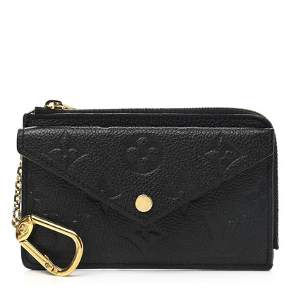 Louis Vuitton Empreinte Recto Verso Card Holder Black 1 of 7