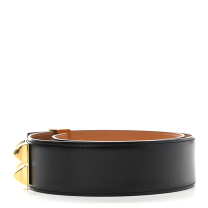 Hermes Box Collier De Chien CDC Belt 90 Black 2 of 4