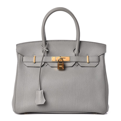 Hermes Togo Birkin 30 Gris Mouette 1 of 34