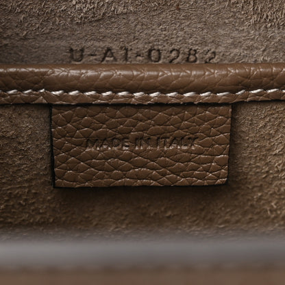 Celine Drummed Calfskin Nano Luggage Souris 6 of 14