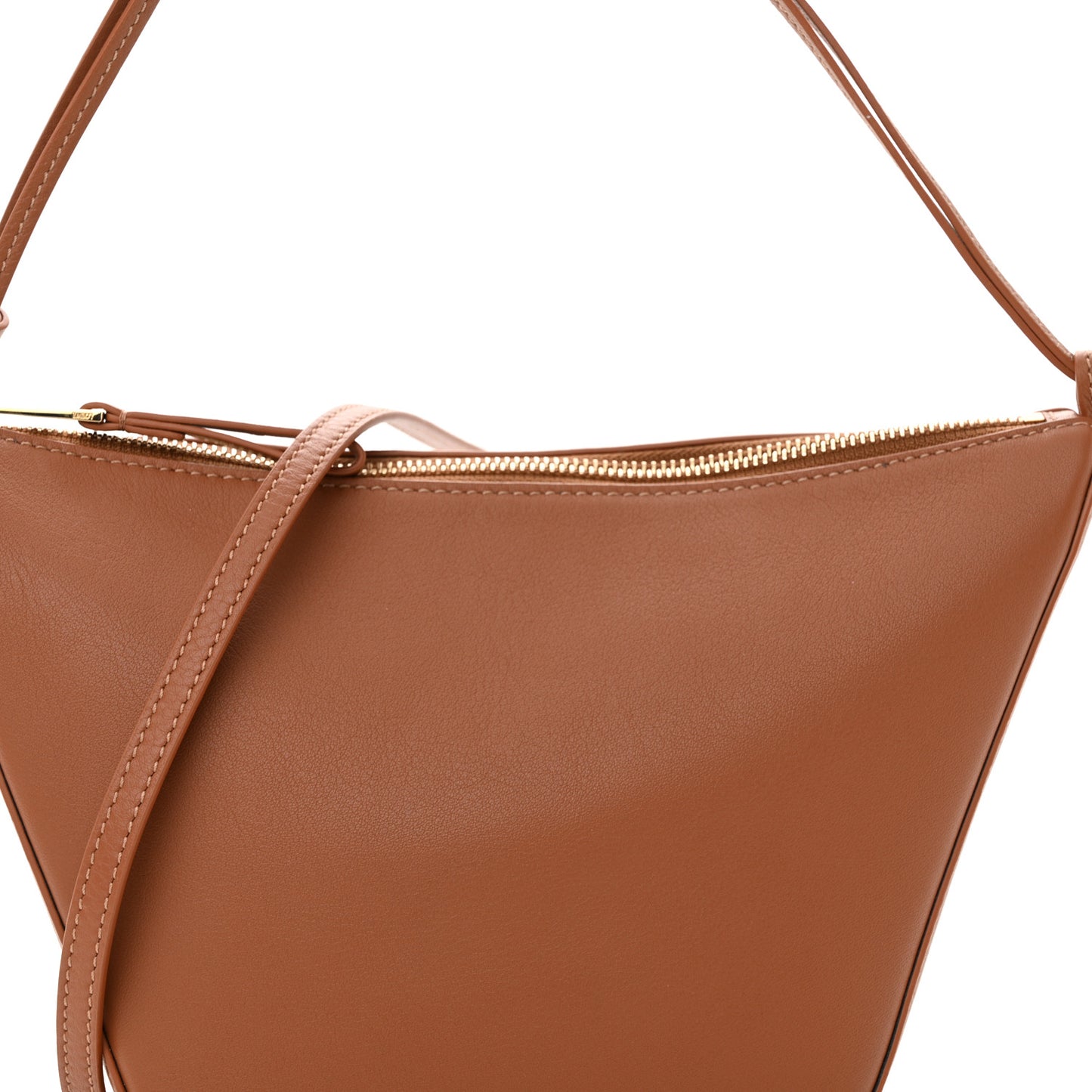 Calfskin Mini Hammock Hobo Tan