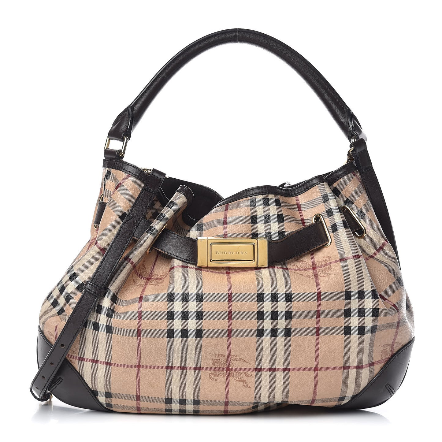 Haymarket Check Medium Willenmore Hobo Chocolate