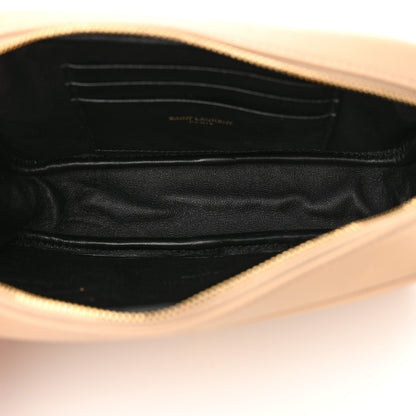 Saint Laurent Grain De Poudre Matelasse Monogram Mini Lou Camera Bag Nude Powder 5 of 12