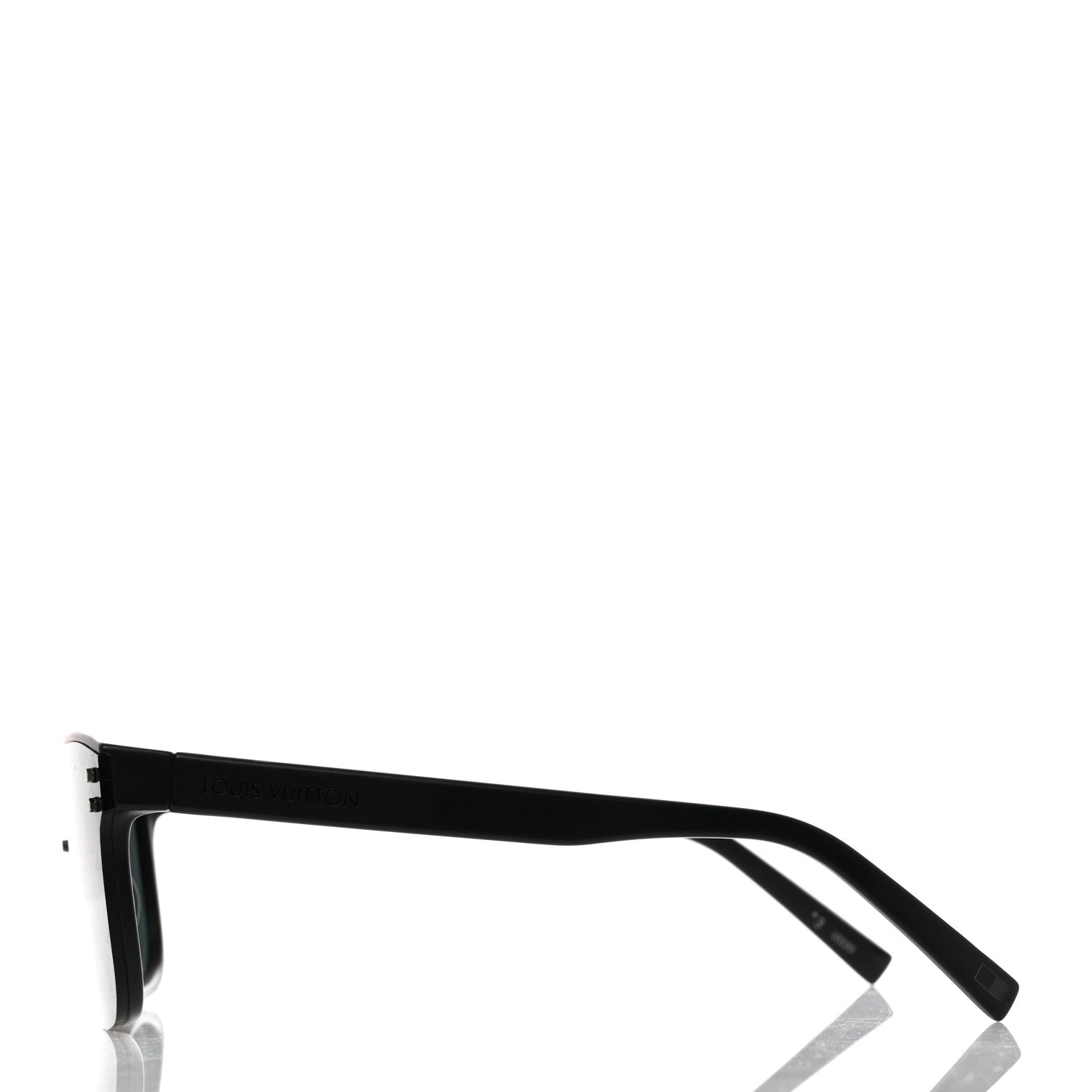 Louis Vuitton Acetate LV Waimea Square Sunglasses Z1082W Black 3 of 8