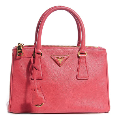 Prada Saffiano Lux Mini Double Zip Tote Tamaris 1 of 9