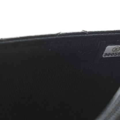 Chanel Aged Calfskin Quilted Reissue Wallet On Chain WOC Black 8 of 14